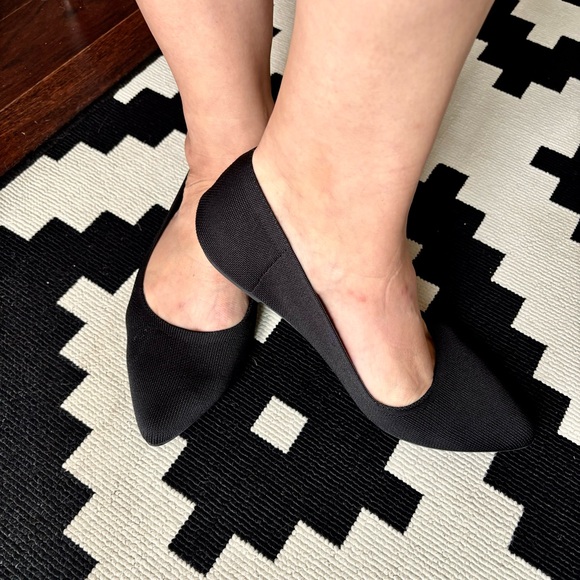 🆕 MIA Black Woven Fabric Ballet Flats Size 8.5US - Picture 7 of 9